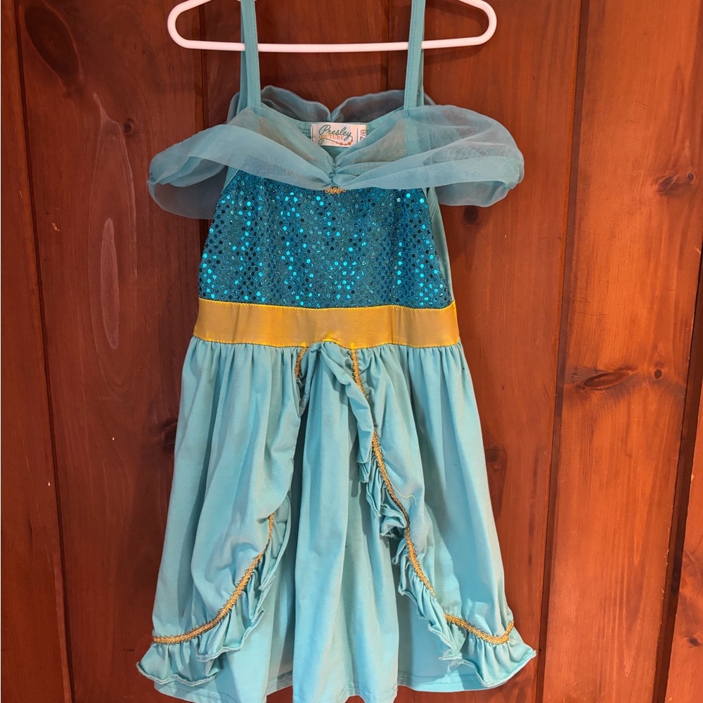 Disney Blue and Gold Sequin Dress